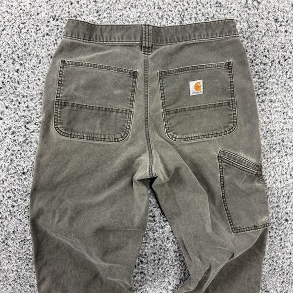 Carhartt Other - Carhartt Pants Mens 31x34 Gray Relaxed Fit Rugged Flex Canvas Carpenter Workwear